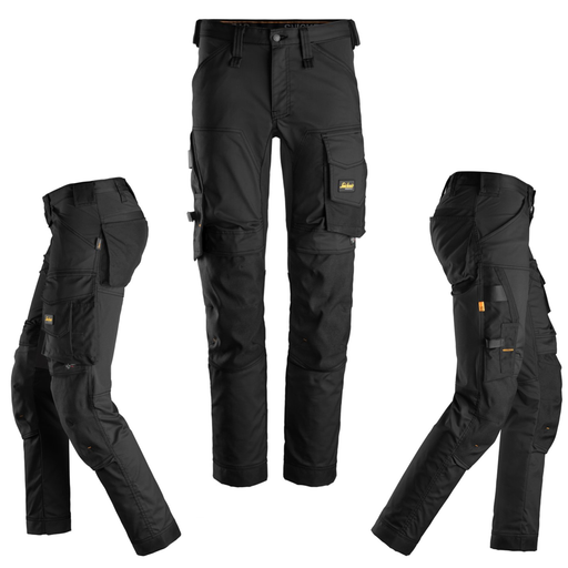 SNICKERS STRETCH-HOSE SCHWARZ 6341-0404 - 48