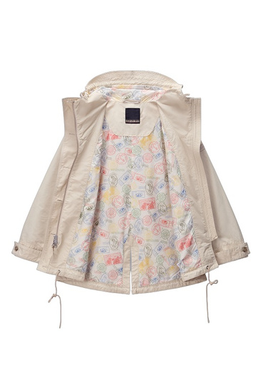 Napapijri Damen Parka A-Elsa beige silber - L